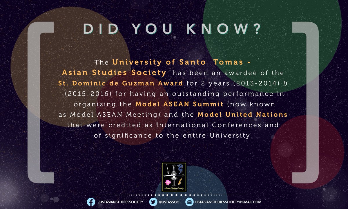 assoc_ust's tweet image. Did you know? 

#BeyondAS #ASWeek