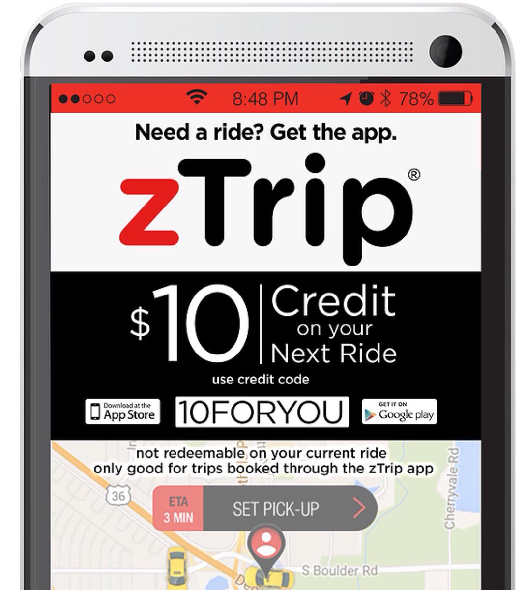 CAREYKC's tweet photo. Tonight is the night to check out zTrip! Use credit code 10FORYOU for $10 off your first ride #BeSafe #KC #NoSurge #DontDrinkandDrive https://t.co/ITYFkh92Md