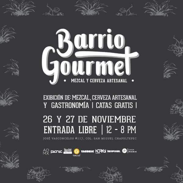 gourmetdemexico's tweet photo. Este fin de semana: mezcal, cerveza artesanal y comida en @Barrio_Gourmet. Aquí los detalles 👉🏻 https://t.co/ciFLlnpu5E https://t.co/2T7gG5NsZq