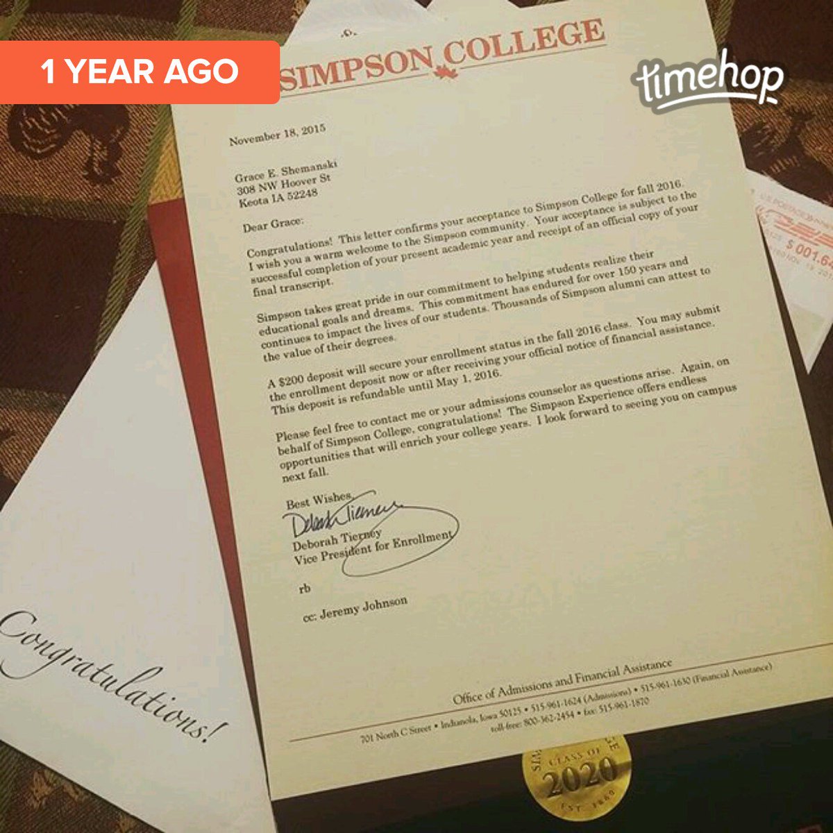 shemanski18's tweet photo. Best decision I ever made ❤💛 #SimpsonStorm https://t.co/lNV3GDtThM