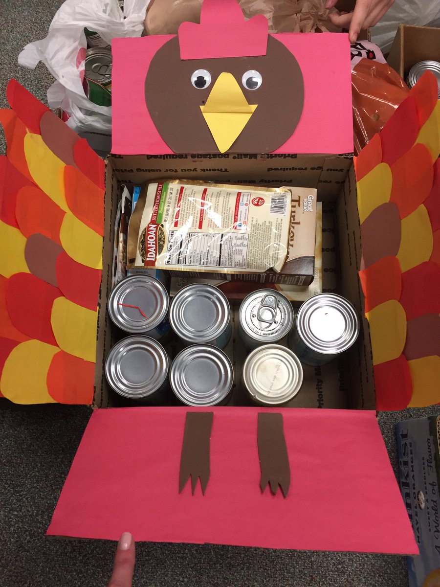 BHSstugov's tweet photo. Awesome job on the Thanksgiving Food Drive this year! You all helped bring in enough for 38 family dinners! #BHSThanksgiving #wearebartlett https://t.co/2A0c9fjQiD