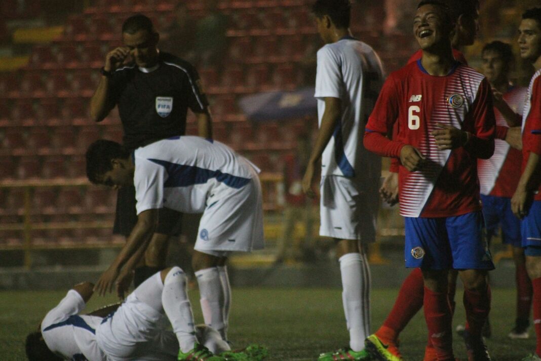 Eliminatorias de centroamerica rumbo al mundial sub17 de india 2017. El Salvador 0 Costa Rica 3. Cx_z-yrXcAANHBb