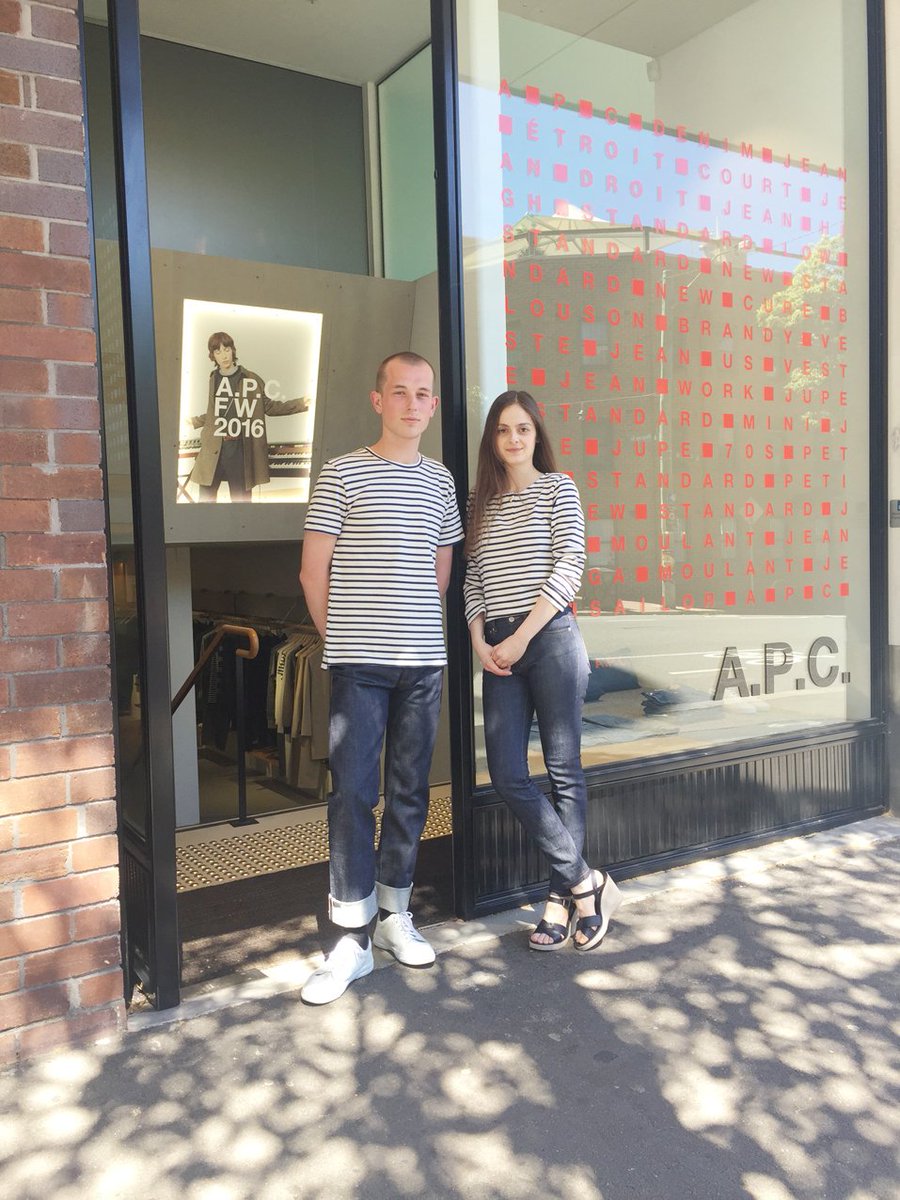 APC_AUSTRALIA's tweet photo. Staff from the A.P.C. Surry Hills, Sydney store.
#apc https://t.co/0SfKglhAaP
