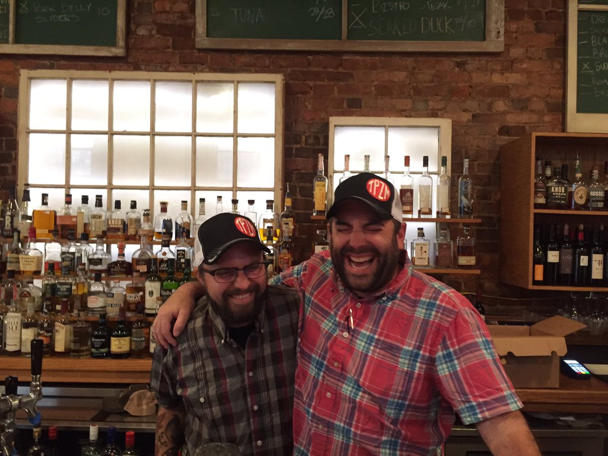 Austin Green and Michael Hanbury at Comfort rockin out the new TPZM headgear.