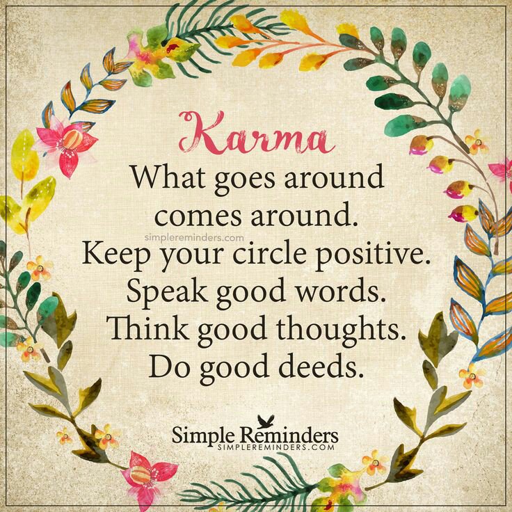 lydiavegac's tweet photo. For sure! What goes around comes around... ❤ 
Via @SimpleReminders https://t.co/vCSL1Y8aJb