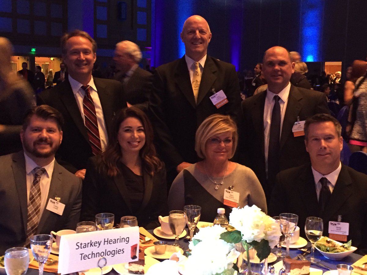 starkeyhearing's tweet photo. Proud to be here at the @MHTA 2016 Tekne Awards where our innovative Halo 2 #hearingaid is a finalist! #StarkeyStrong https://t.co/mU32GlXNyb