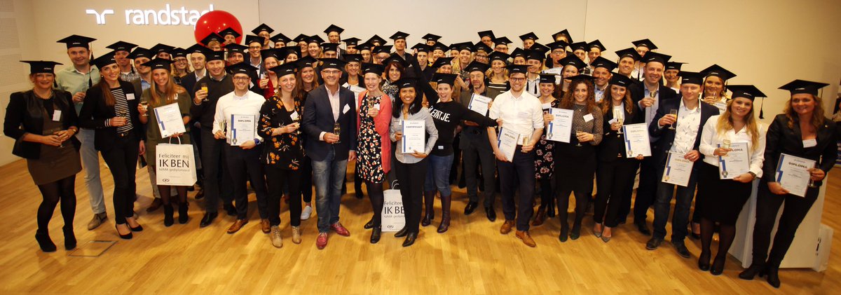 Wat een feest <a href="/RandstadNL/">Randstad Nederland</a> ! #nima gediplomeerden, we hebben van jullie genoten! Nu wachten tot de volgende uitreiking in mei 2017...
