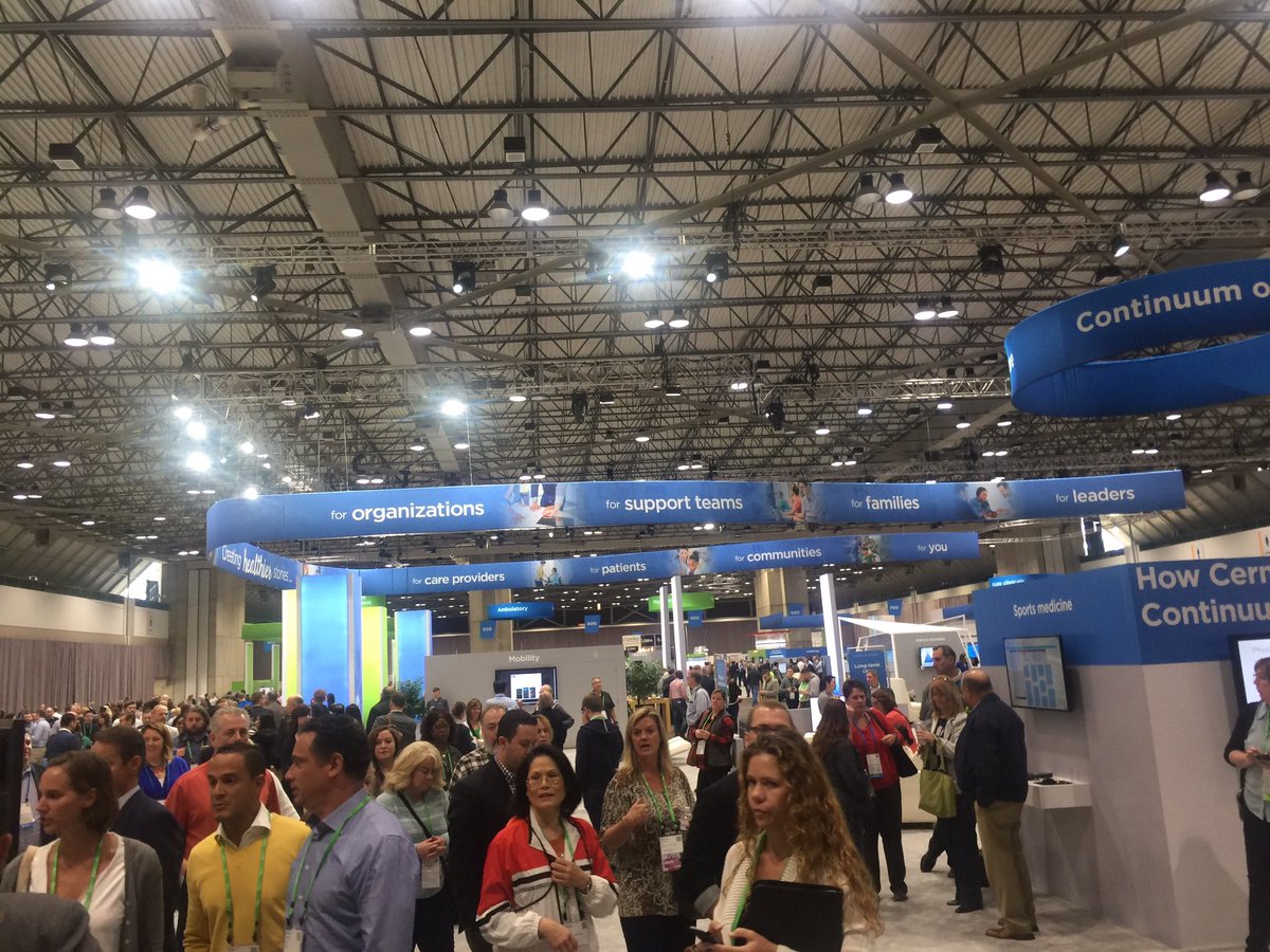 NeelimaParasker's tweet photo. #CHC16 Impressive Conf @Cerner! Thank you for having @WiSTEMM members do a special demo tour of your latest #innovation in #HealthIT https://t.co/adhss3rruG
