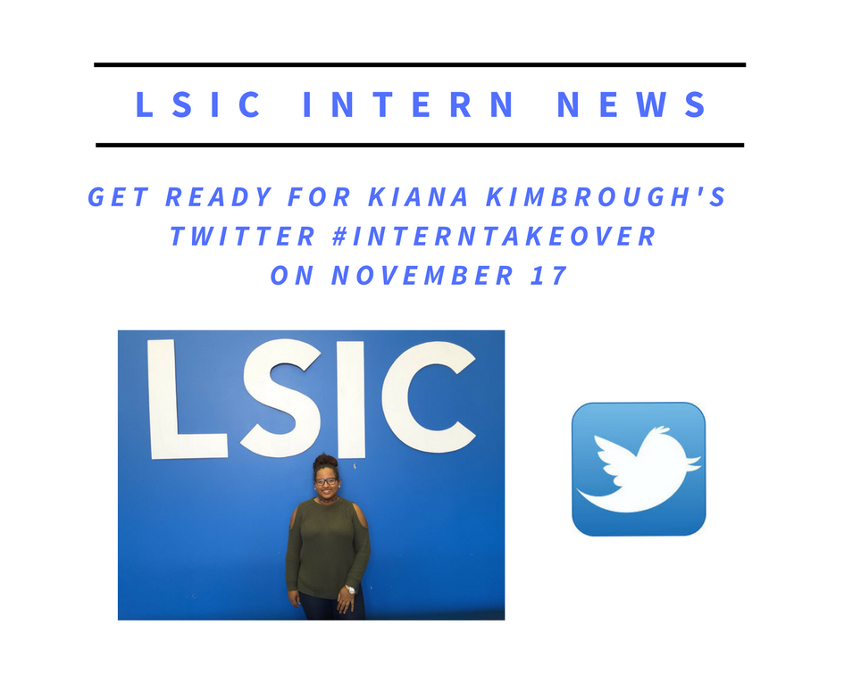 rising4justice's tweet photo. Get ready for @KianaKimbrough's #InternTakeover of @LSICJustice Twitter on November 17 at 10 AM. #LSICJustice https://t.co/WH3tMpiE4Z