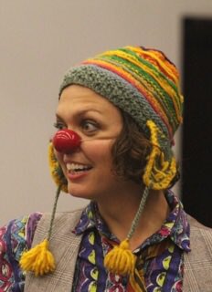 FaceDetective's tweet image. If Angelina Jolie went to Clown College for undergrad and Spin Doctor U for med school.