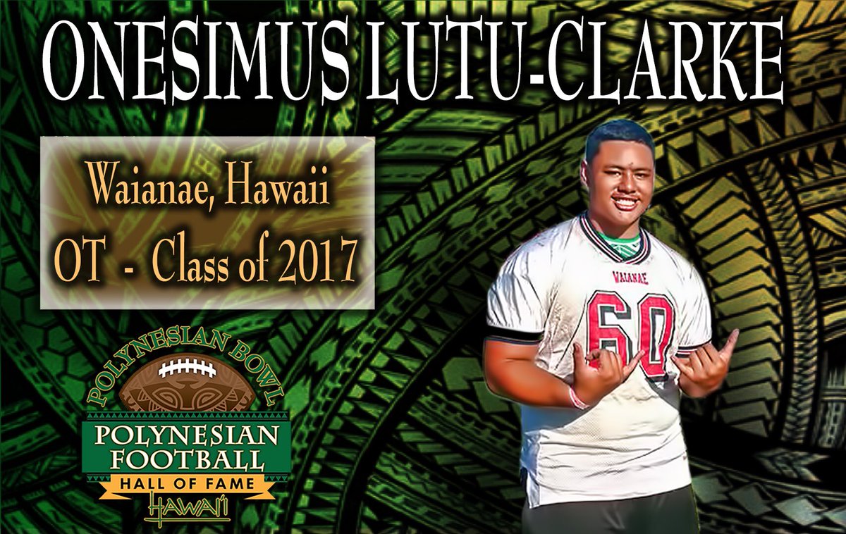 POLYNESIAN BOWL (@polynesiabowl) on Twitter photo Aloha! POLYNESIAN BOWL welcomes <a href="/OAPLC/">Onesimus AP Lutu-Clarke</a> from <a href="/WaianaeFootball/">Waianae Football</a>!
www1.ticketmaster.com/inaugural-poly… Aloha! POLYNESIAN BOWL welcomes <a href="/OAPLC/">Onesimus AP Lutu-Clarke</a> from <a href="/WaianaeFootball/">Waianae Football</a>!
www1.ticketmaster.com/inaugural-poly…