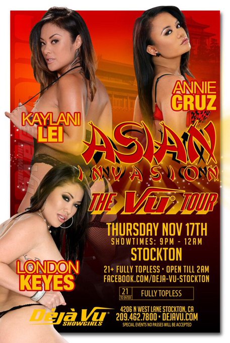 STOCKTON DejaVu tomorrow🎉 come see us🙆🏻💁🏻🙋🏻 @dejavustockton 11/17 #california https://t.co/5D12ZpvNi