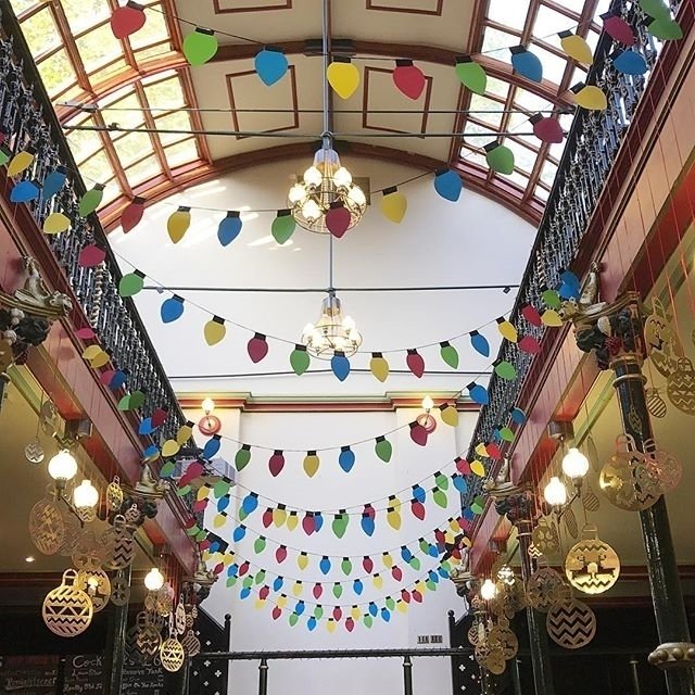 thecraftoff's tweet photo. Have you seen @hnmarkets decorations at @maltcross? They are staying up for the run up to … https://t.co/BkWohBt94K https://t.co/r7hVnnrMfJ