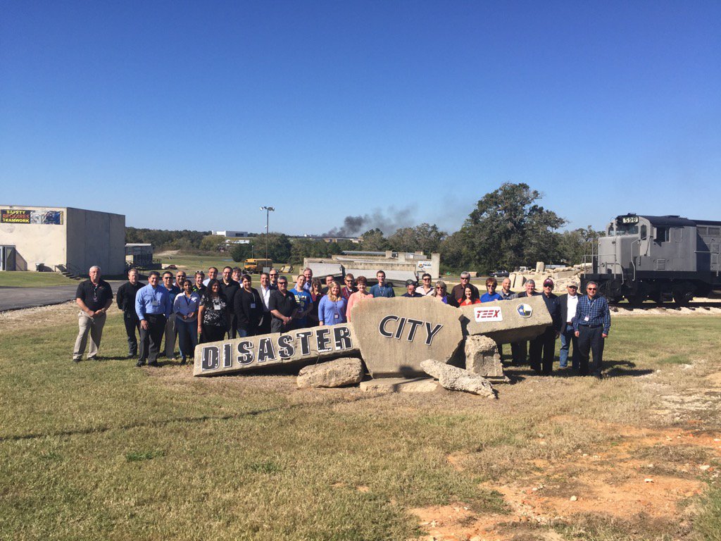 Public Safety Broadband Network Applications Exercise happening at Disaster City TAMU today.