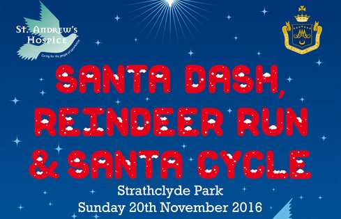 WhatsOnLShire's tweet photo. Support @StAndrewHospice by taking part in their annual Santa Dash &amp; Reindeer Run at Strathclyde Park! https://t.co/GNGbDOH6mY https://t.co/n06hZKEvMW