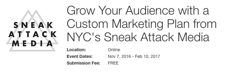 ReverbNation's tweet photo. New pro services opps announced, including @teamsneakattack https://t.co/W7fv5WH8fV #RNOpps https://t.co/clXGeh3vCm