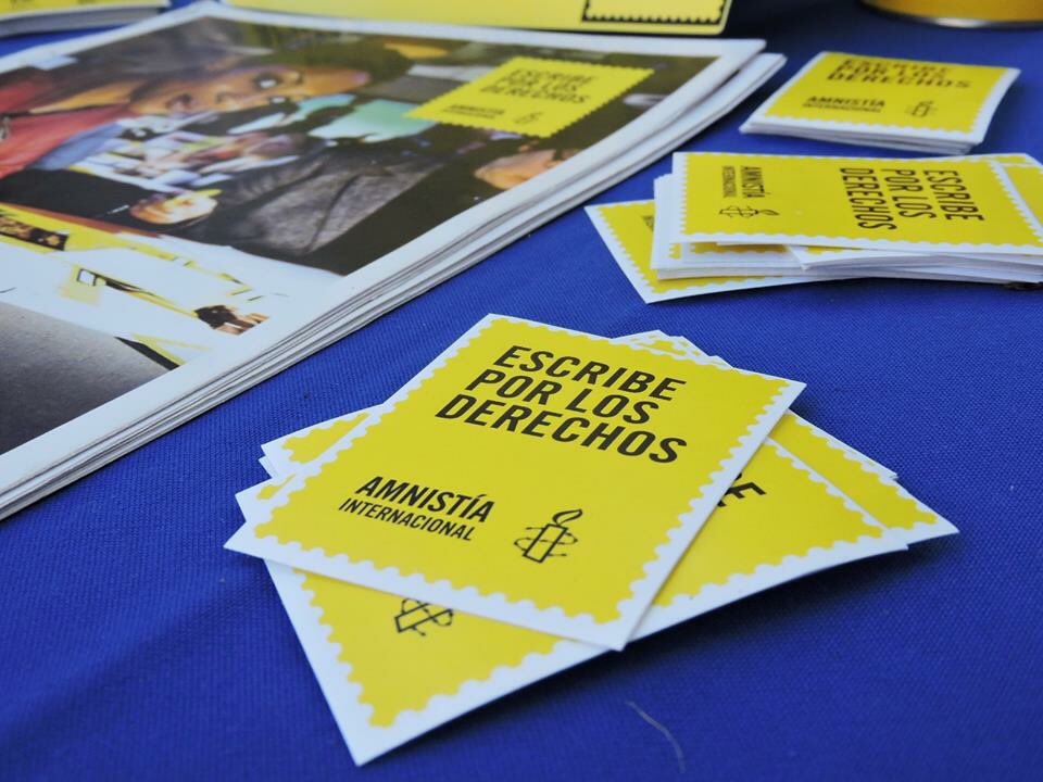 AIMxOcc's tweet photo. 1er. Día del Maratón de Cartas Universitario #EscribePorLosDerechos @ITESO @dhypaz_iteso 
#W4R 
@AIMexico https://t.co/EFhcUgygtF