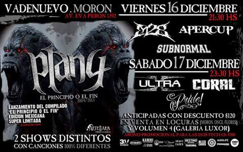 apercup's tweet image. Próxima fecha 16/12 en @VadeMoron