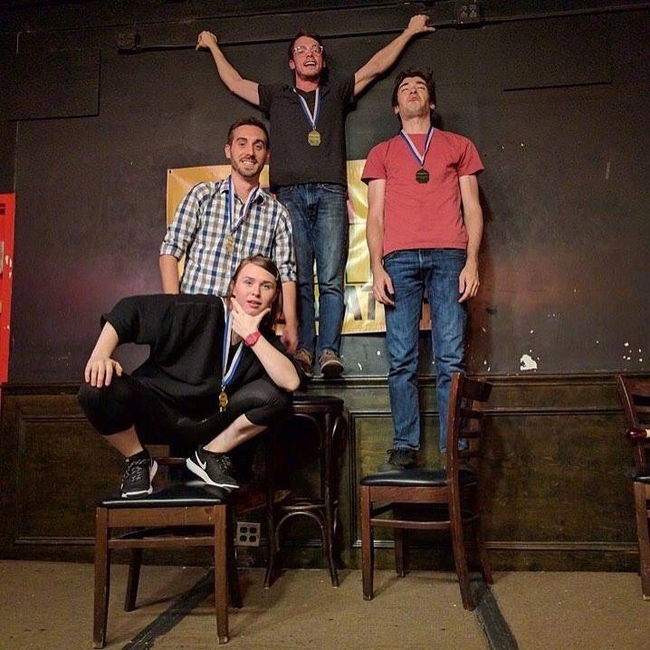 haroldnight's tweet photo. Don't let this cloudy day darken your Harold Night!  Top Shelf is @Bigfoot_Improv, @RabbitImprov &amp; special guests 94th Street from NY! https://t.co/huF4zK4WAT