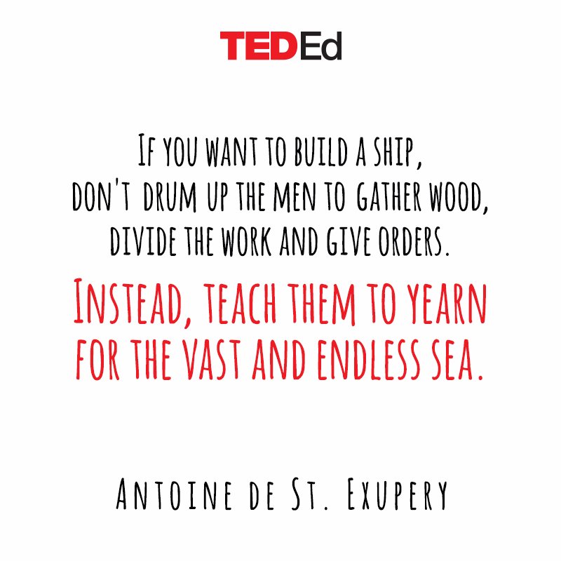 TED_ED's tweet image. How can we inspire a love of learning?