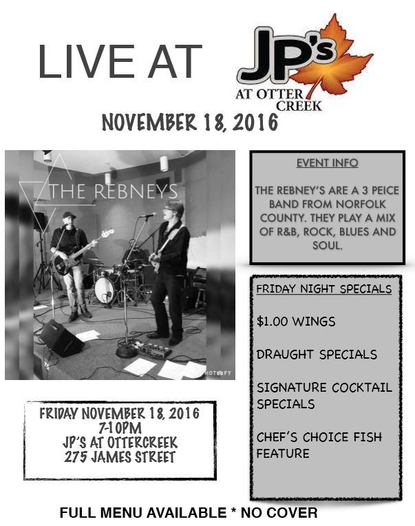 Live at JP’s at Ottercreek jpsatottercreek.com/2016/11/16/liv…