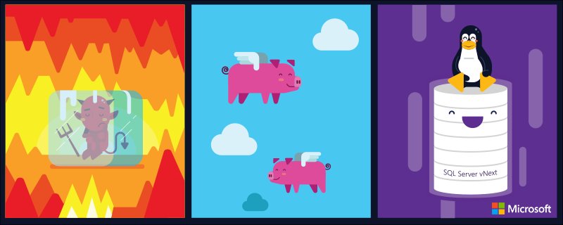 VisualStudio's tweet image. Yep… It happened, #SQLServer is now on #Linux. You heard it @ #MSFTConnect first. Check it out: sqlserveronlinux.com