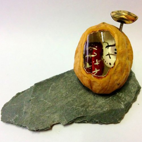 Miniature material marvels; nutty #sculptures. Joyful jewellery <a href="/IkerStudios/">Iker Studios</a> Hannika Sumner #Hereford designer-maker ow.ly/Elny305S0Sn