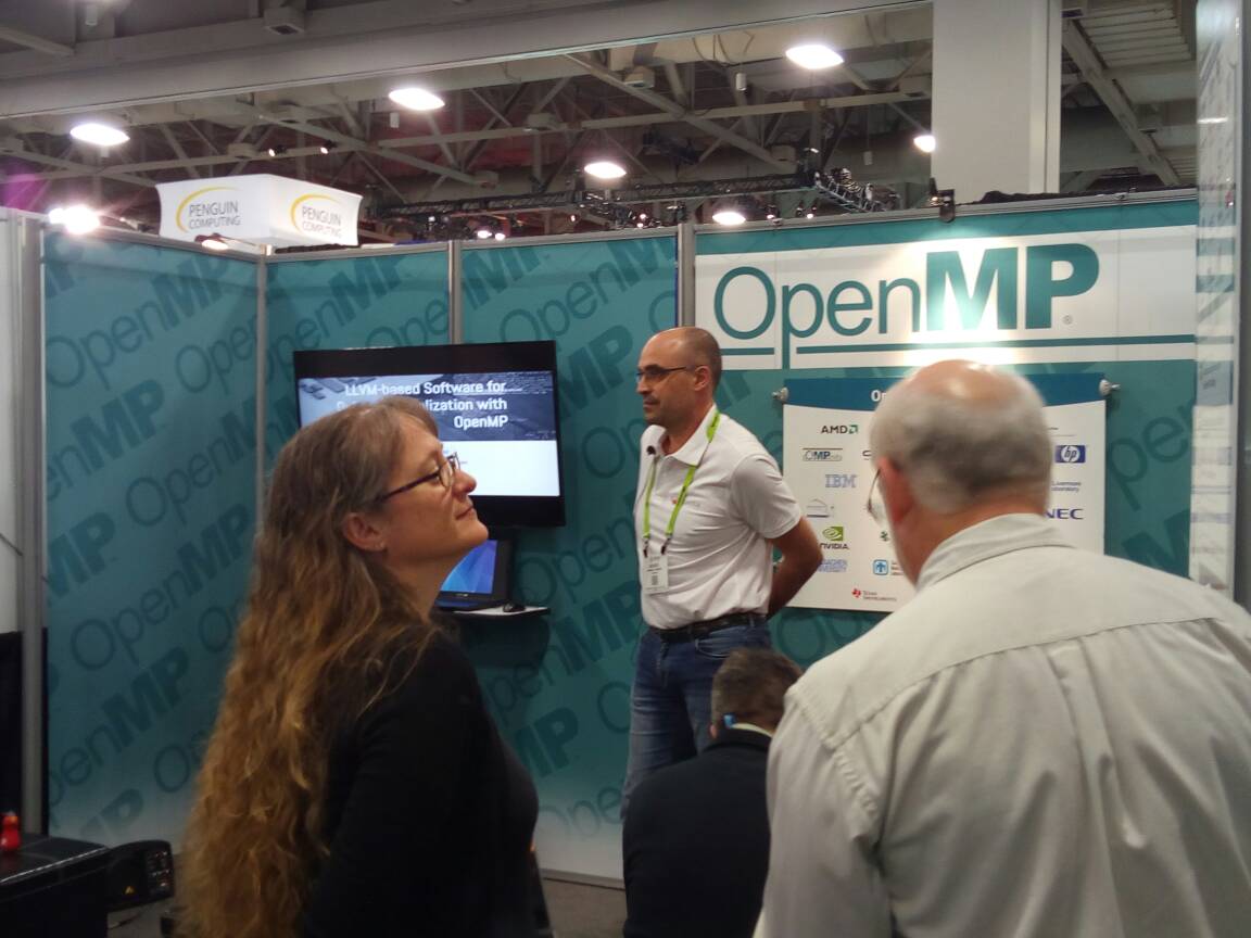 codee_com's tweet image. STARTING NOW! .@ManuelArenaz  will be speaking at the #OpenMP booth #611 today at 1:15pm. Come check it out! #SC16 #guidedparallelization