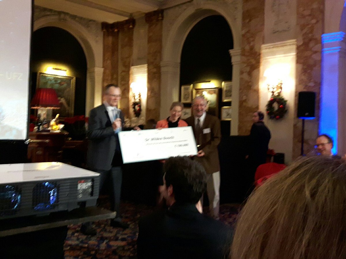 EstherAAB's tweet photo. Just announced: the 2016 @Cefic LRI 100k Innovative Science Award goes to Wibke Buch of UFZ, DE. @SusChem #LRIS16 https://t.co/aYsLppNp6q