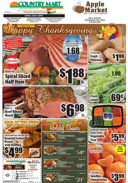 We've had some shipping issues with our ad this week. You can always find it online here! bit.ly/1IhxG4C