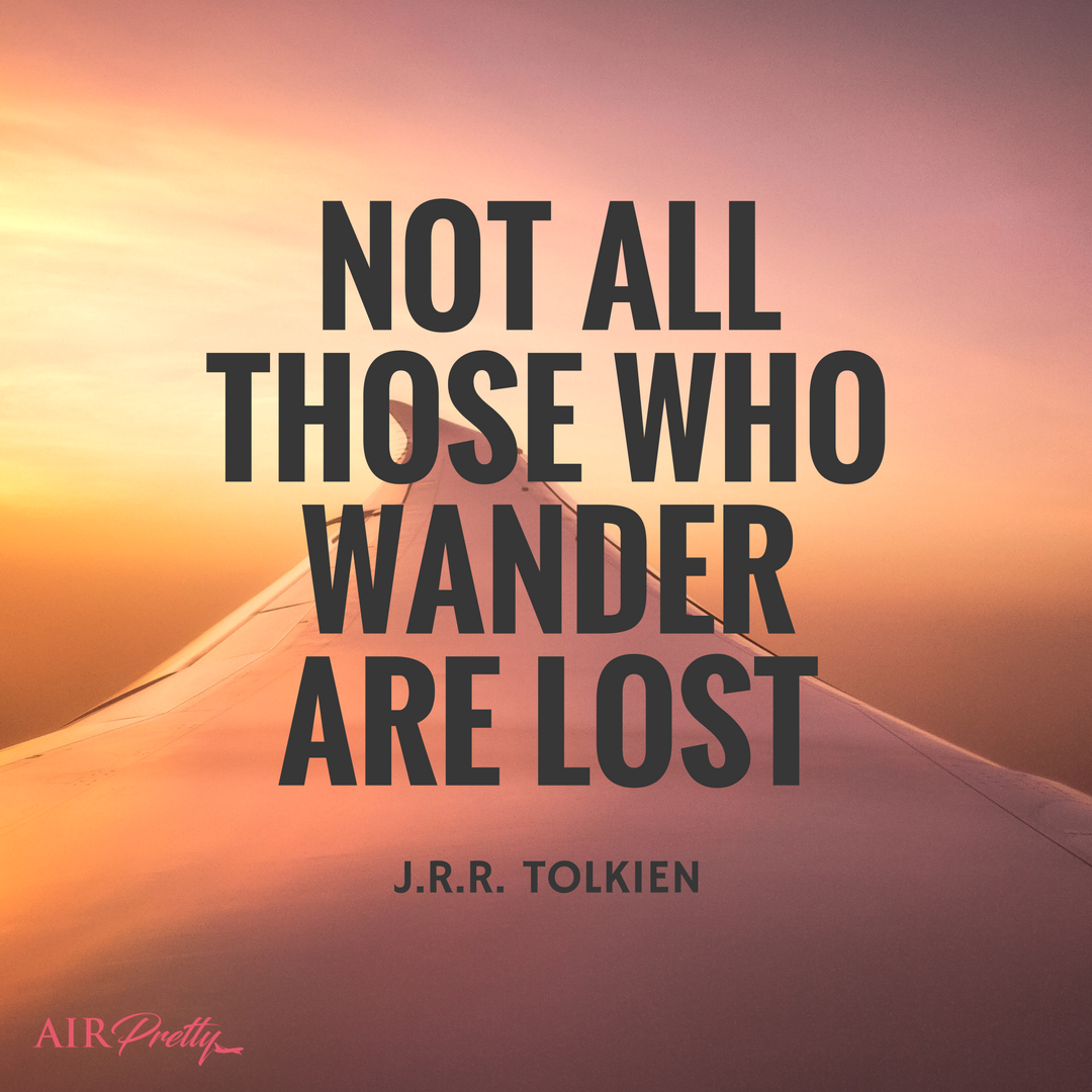 AirPrettyCo's tweet photo. It might be a cliche, but on #WanderlustWednesday this is one of our favorite quotes! #AirPretty #TravelAirPretty #AirPrettyJetsetter https://t.co/Nr0bTVs1ne