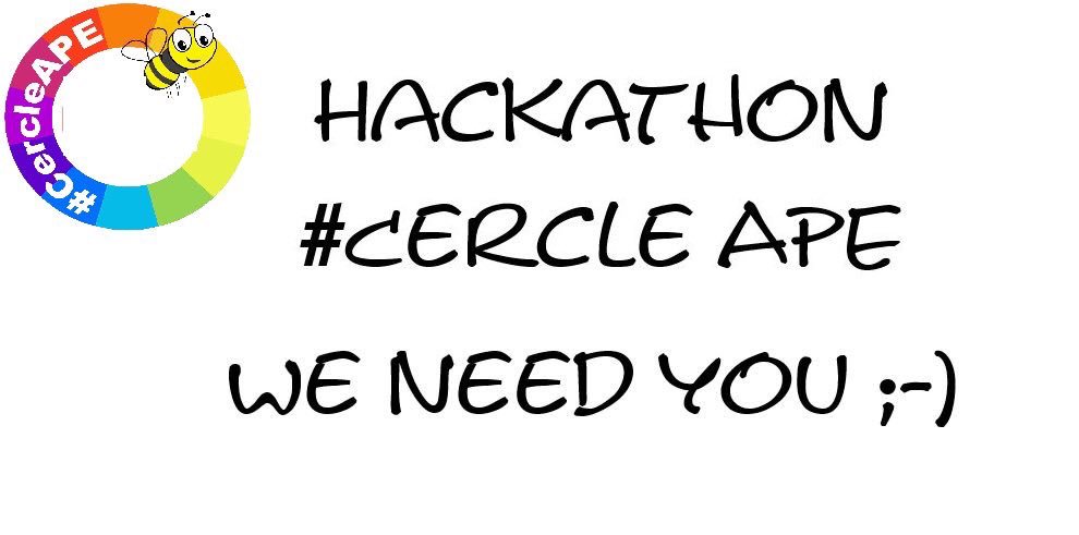 DCgnx's tweet photo. #CercleAPE #HH #Hackathon c'est lundi 21 à 18h30 à Beaubourg pour l'organisation #equipeprojet #intelligencecollective #bienvenue à tout-e-s https://t.co/02yxBVqIPQ