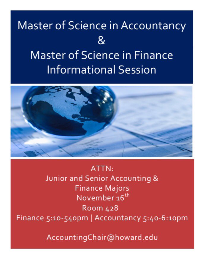 🗣Calling all upperclassmen Accounting &amp; Finance majors