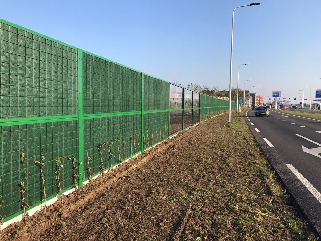 #geluidsscherm in #Zaltbommel gereed samen met <a href="/Kokosystems/">Kokosystems b.v.</a>