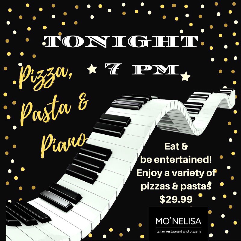Who's up for some fun tonight ❔❕hey <a href="/ElisaDiStefano/">Elisa DiStefano</a> are you ready to belt out some tunes 🎶🎤🎹🍕🍝