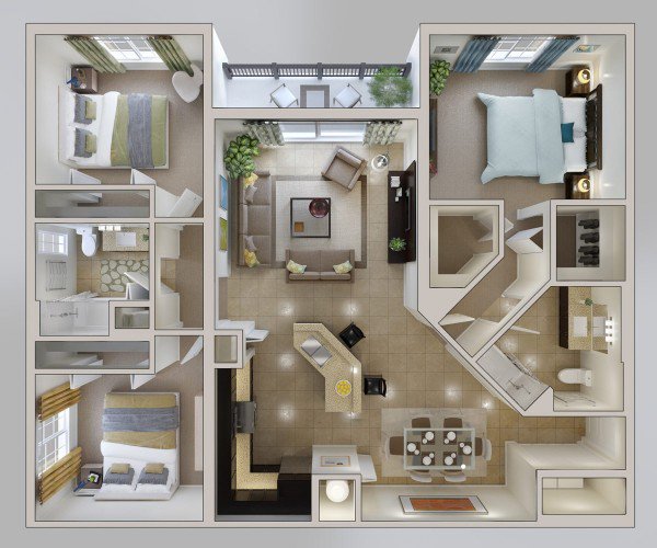 ديكور اليوم ! on Twitter "تصميم مخطط شقة من 3 غرف نوم .. الرياض دبي ديكور اليوم ! on Twitter "تصميم مخطط شقة من 3 غرف نوم .. الرياض دبي