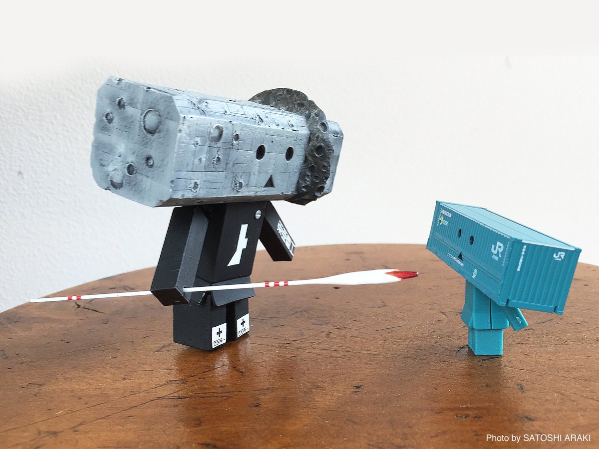 情景師アラーキー 荒木さとし Na Twitteru I Love ダンボー 兄弟 自作 シドニアダンボー ガチャガチャ コンテナ ダンボー ダンボー