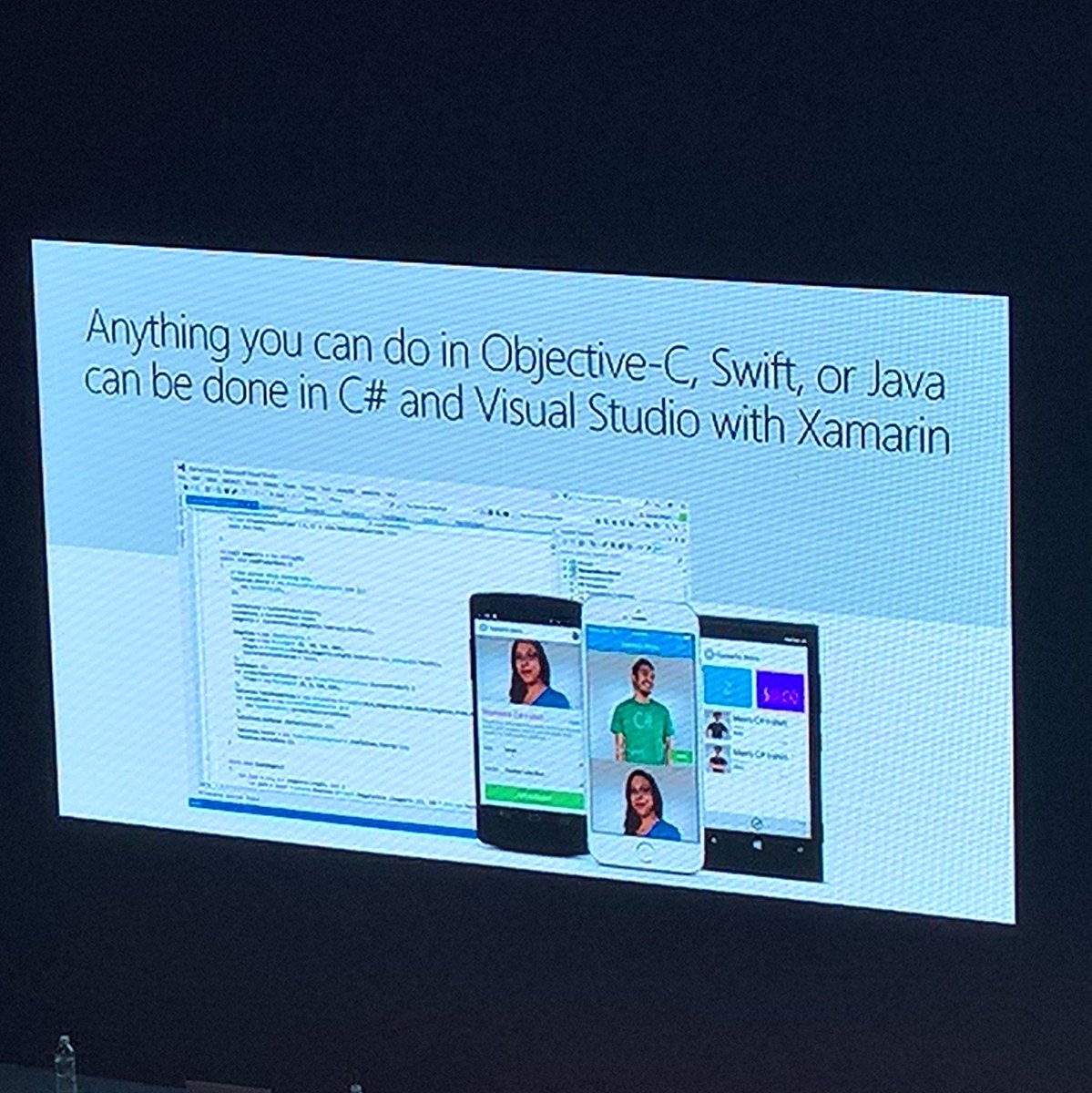 WSilveiraNZ's tweet photo. @ovishesh suggests: if you can only have one takeaway from his session get this imprinted on your mind. #msdevdays https://t.co/ehe6MvLHlE