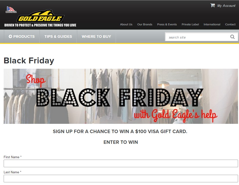 Here's your chance to win a $100 VISA gift card just in time for Black Friday! #blackfriday #holiday #win #contest > bit.ly/2f5qw9O
