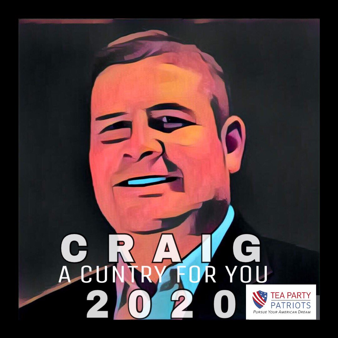 Trevorangutang's tweet photo. Upset that Trump won? Let's vote REAL change! CRAIG Beals proudly announces his 2020 candidacy.#ACuntryForYou https://t.co/GDQTR81fvX