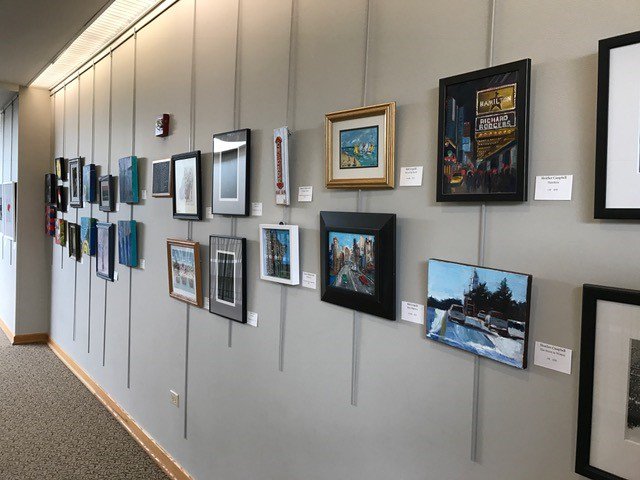 Our 10th annual inchworks show is on display now through January 9, 2017! Plan to come to the Opening Reception tomorrow 11/17, 6:30-8:00pm