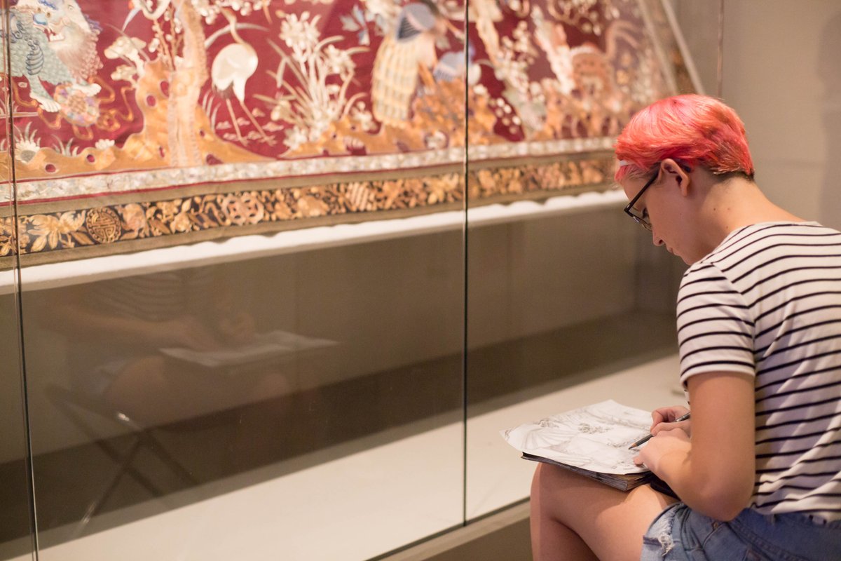 SAMAart's tweet photo. Did you know that you can borrow a sketch pad and pencils from the museum shop? Sketch away! https://t.co/u5JpNixfZ0