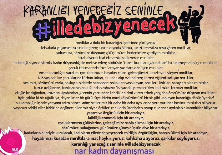 #herkesbilsin
karanlığı yeneceğiz 
#illedebizyenecek