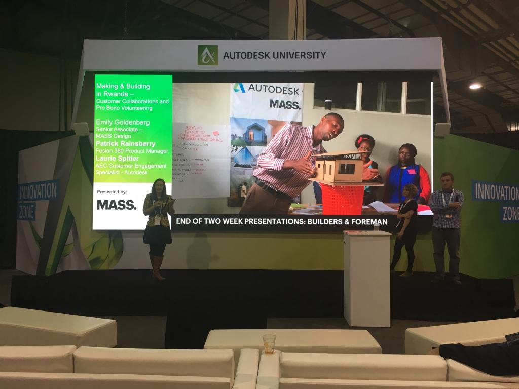 AutodeskFdn's tweet photo. Using @adskFusion360 &amp; @BIM360, we worked with grantee @MASSDesignLab to put on a series of #sustainable design challenges in Rwanda #AU2016 https://t.co/fFzOG0dgCL
