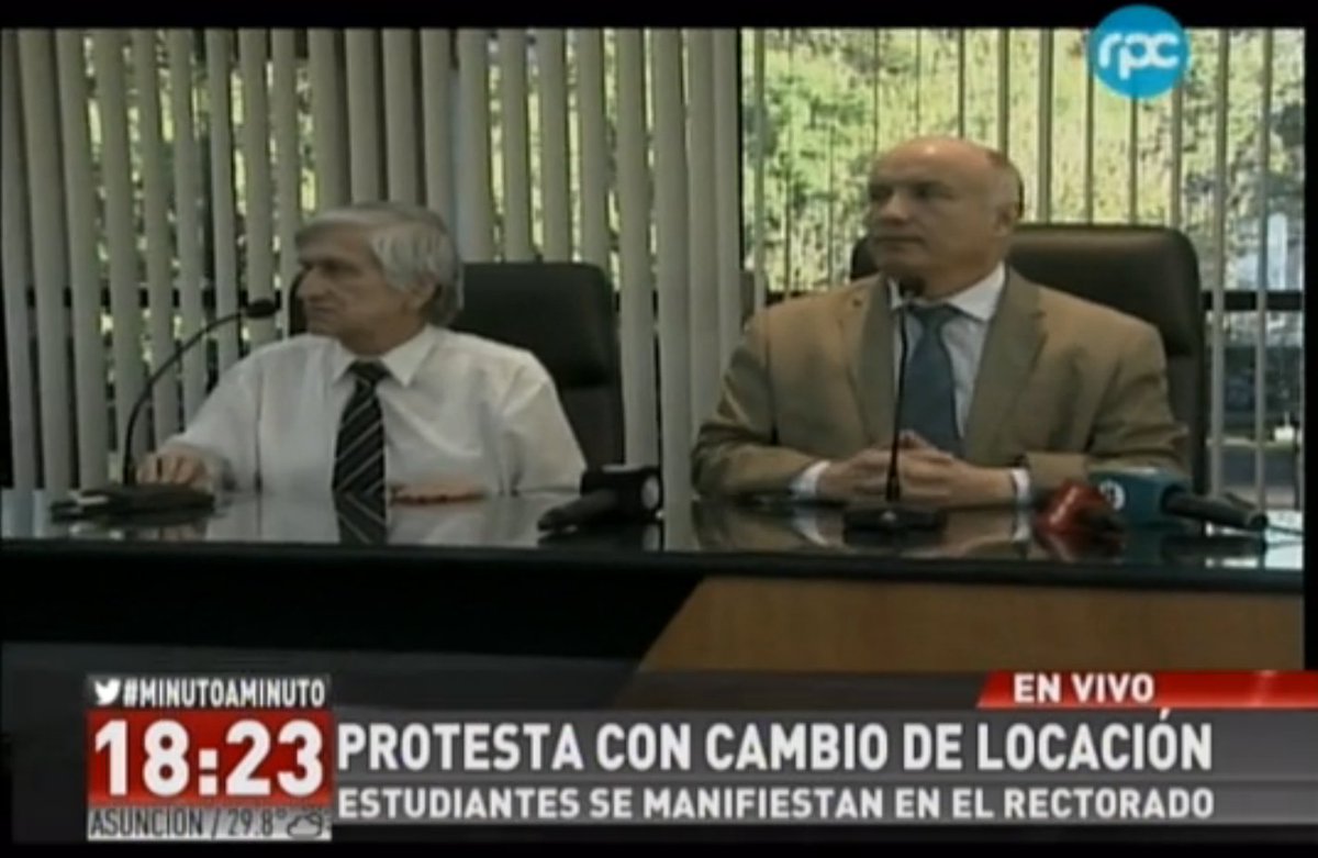 trecepy's tweet photo. "Estábamos preocupados y estábamos trabajando" Abel Bernal - Rector de la UNA. #MinutoaMinuto https://t.co/amxwqoLVbo