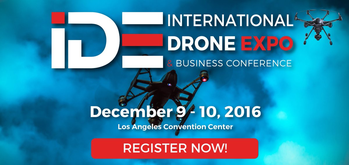 UnmannedUniv's tweet photo. Are you registered for #IDE2016? Don't miss out on your chance to network with leading experts of the drone industry https://t.co/xkuk7GwwU7 https://t.co/L97O9AGpYU