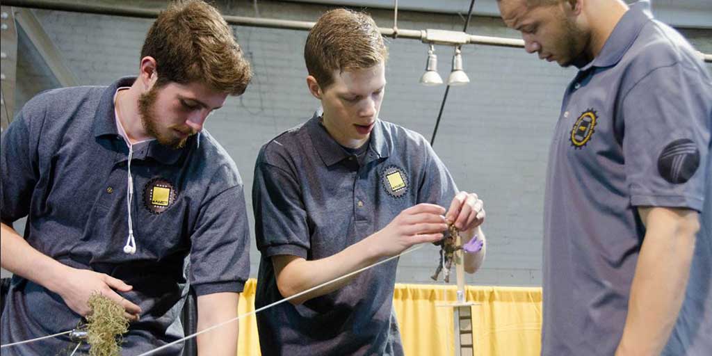 PurdueforLife's tweet photo. The task for this year’s Rube Goldberg Machine Contest is to apply a Band-Aid, and @techpurdue’s team is asking for our help! https://t.co/5zPk19e5By