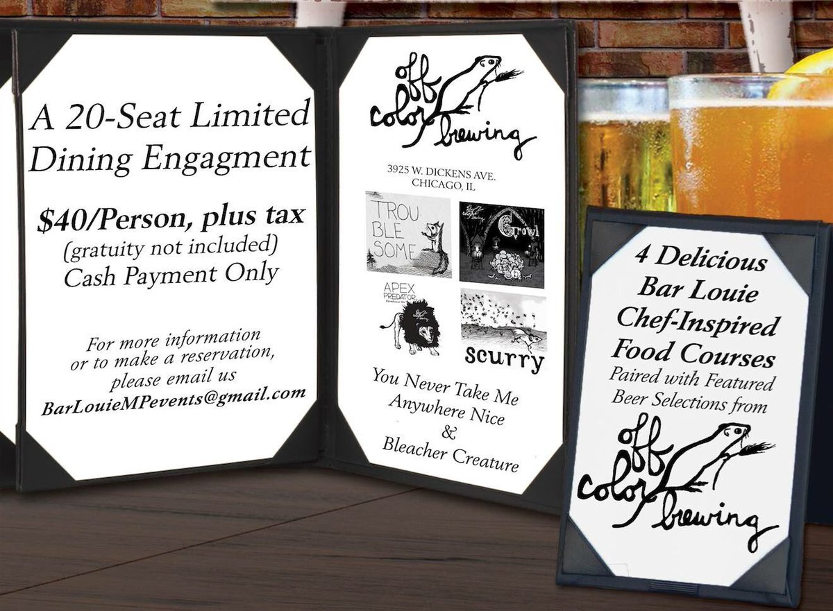 BarLouieMP's tweet photo. Bar Louie Beer Dinner Series: Fall Edition! 
Mon. Nov. 21, 8p - 10p  
Get your seat at the table by emailing us barlouiempevents@gmail.com https://t.co/rfmr5MsnV4