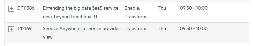 benwatt's tweet image. Hey @nicolajoiner - looks like we have some last minute #serviceanywhere competition from @nev_ward at #HPEDiscover - interesting scheduling