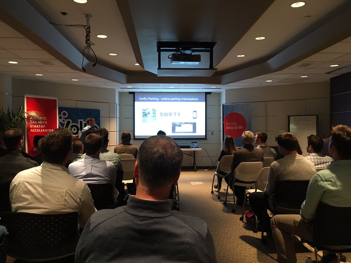 propelict's tweet photo. No more parking issues with @parkswifty Great job Derek! #LocalDemoDay #LaunchHFX @voltaeffect https://t.co/QIiyT9E3be